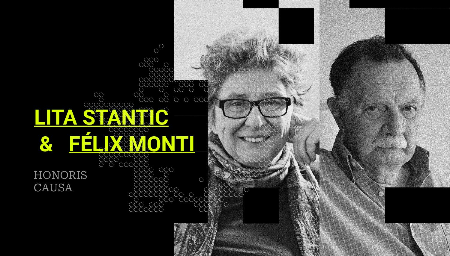 Lita Stantic y Félix Monti en el FIC UBA